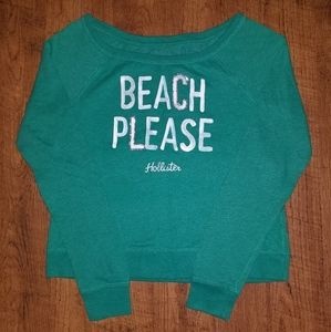 Hollister Crew neck Sweatshirt sz M EUC